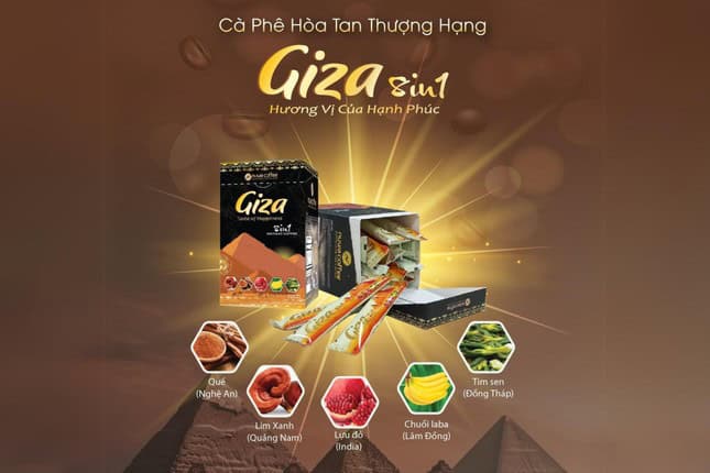 Giza 8in1 Cà phê đẳng cấp cho giới tinh hoa